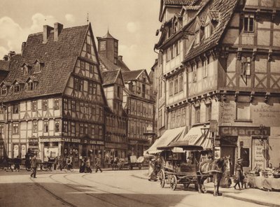 Marktstrasse, Hannover (zwart-wit foto) door German Photographer