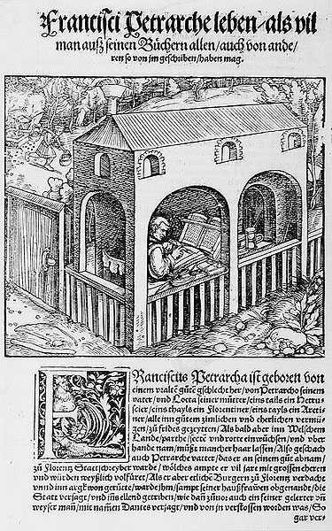 Een franciscaner monnik die een manuscript kopieert door German School
