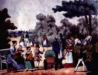 Een Duitse Park in de Zomer, c.1860 door German School