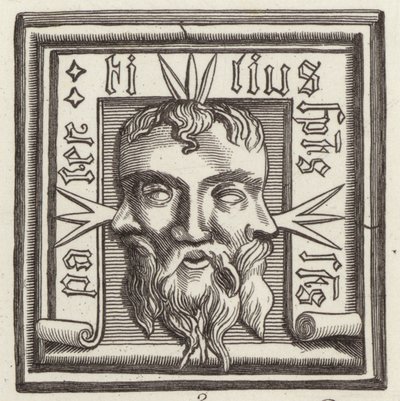 Amulet. Illustratie voor Bilder-Atlas door German School