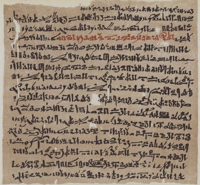 Oud-Egyptisch papyrus door German School