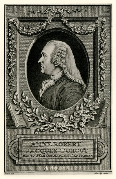 Anne Robert Jacques Turgot door German School