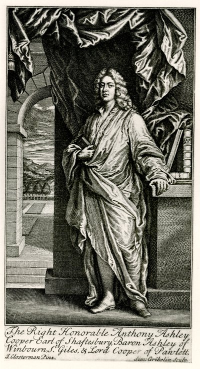 Anthony Ashley Cooper, 3e Graaf van Shaftesbury door German School