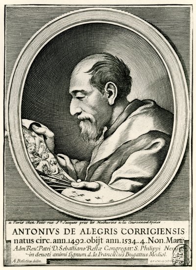 Antonio Allegri da Correggio door German School