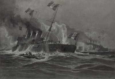 Aanval van de Oostenrijks-Hongaarse marine op twee Italiaanse torpedobootjagers door German School