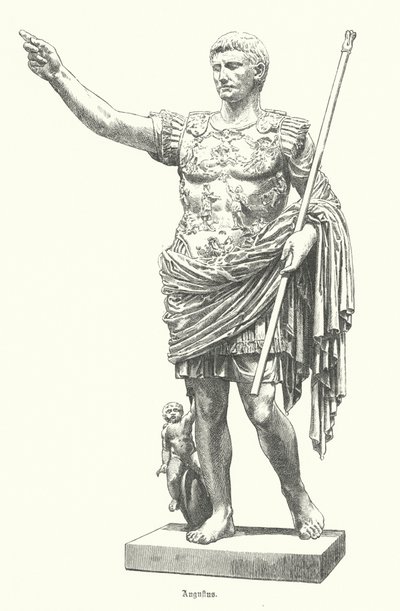 Augustus, Romeinse keizer door German School