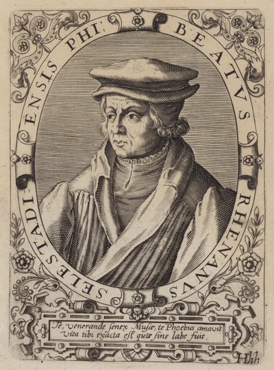Beatus Rhenanus, Duitse humanist, geleerde en religieuze hervormer door German School