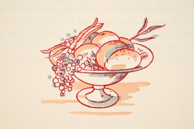 Kom met fruit, uit Styl, uitgegeven 1922 door German School