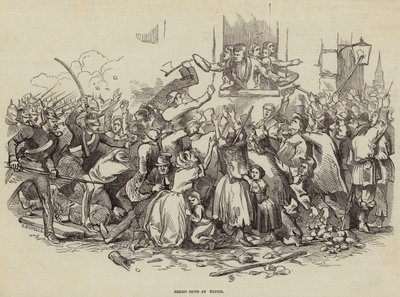 Broodrellen in Stettin, Duitsland 24 april 1847 door German School