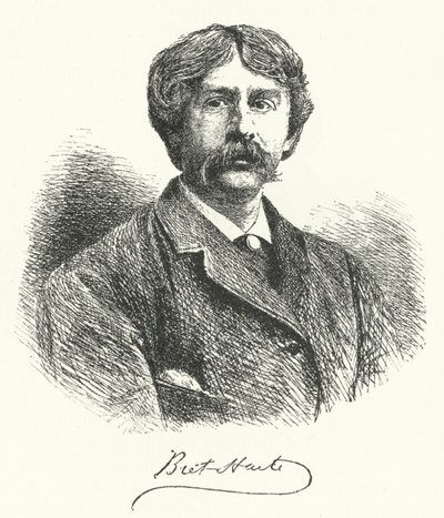 Bret Harte, Amerikaanse schrijver van korte verhalen en dichter door German School