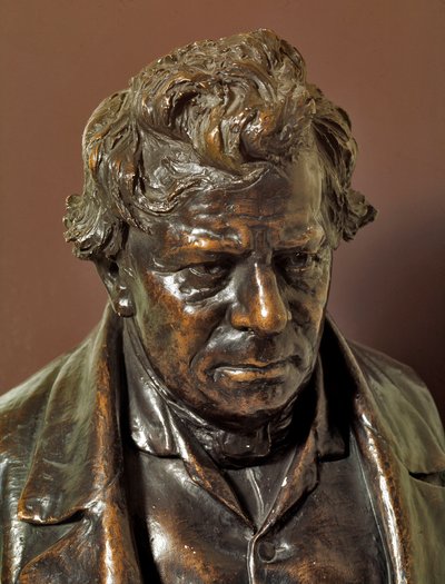 Borstbeeld van de Duitse natuurkundige Georg Simon Ohm door German School