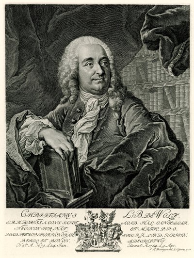 Christian Freiherr von Wolff door German School
