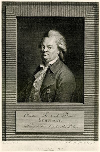Christian Friedrich Daniel Schubart door German School