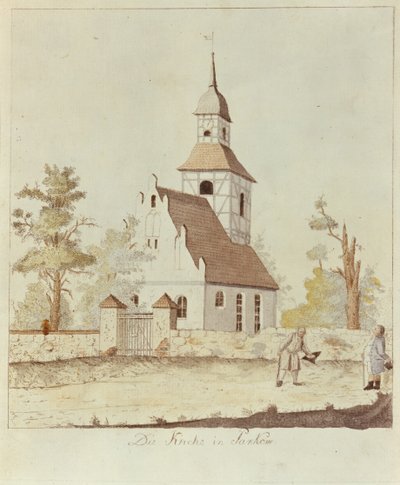 Kerk in Pankow, Berlijn door German School