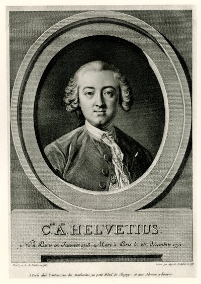 Claude Adrien Helvétius door German School