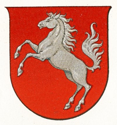 Wapen van Westfalen, ca. 1898 door German School