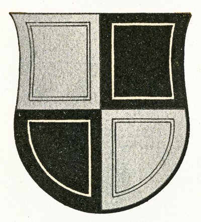 Wapen van Zollern (Hechingen), ca. 1898 door German School