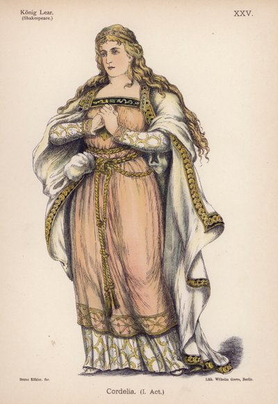 Cordelia, uit Shakespeares King Lear door German School