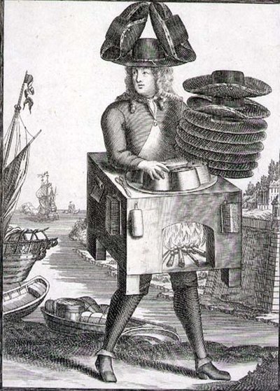 Kostuum voor een hoedenmaker, gepubliceerd door Gerard Valck c.1690 door German School