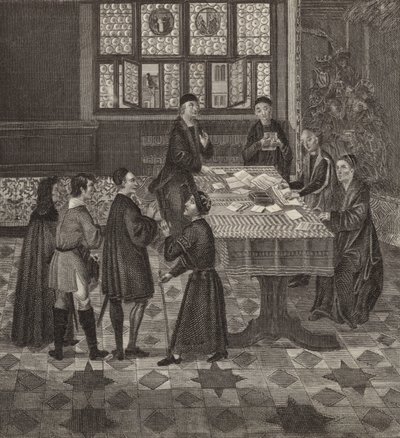 Rechtszaal door German School