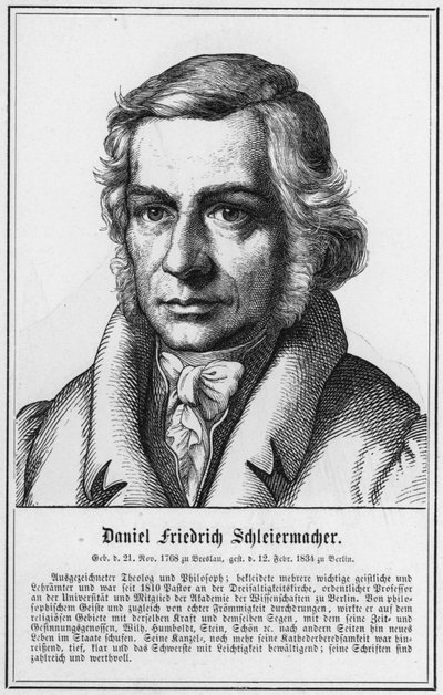 Daniel Friedrich Schleiermacher door German School