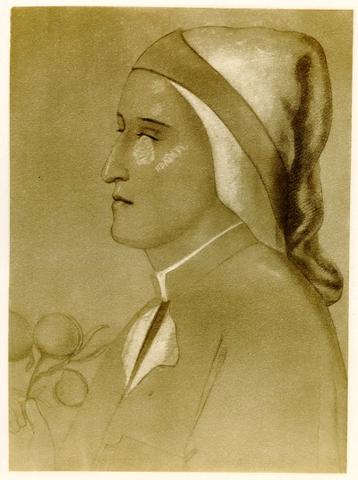 Dante Alighieri, 1884-90 (fototype) door German School