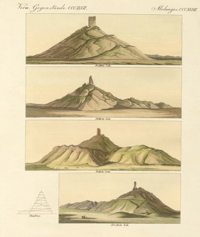 Beschrijving van de Birs Nimrod of de toren van Babel door German School