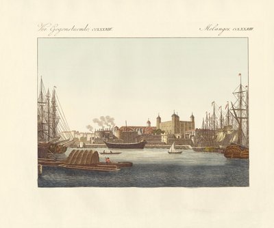 Beschrijving van de Tower of London door German School