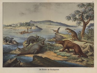 Dinosauriërs uit het Krijt door German School