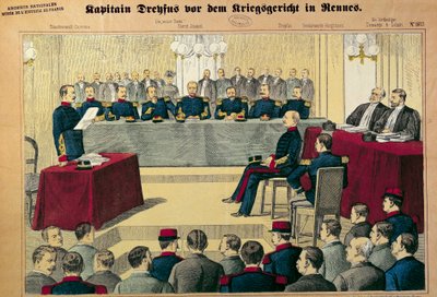 Dreyfus-affaire: het herzieningsproces van kapitein Dreyfus door German School