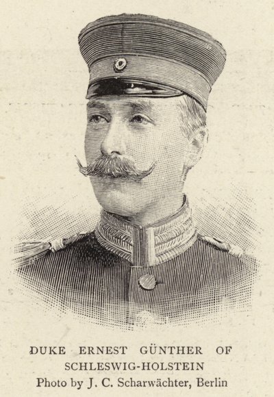 Hertog Ernest Gunther van Sleeswijk-Holstein door German School