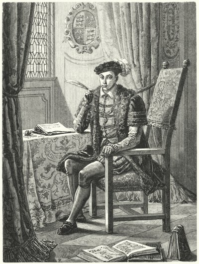 Edward VI, Koning van Engeland door German School