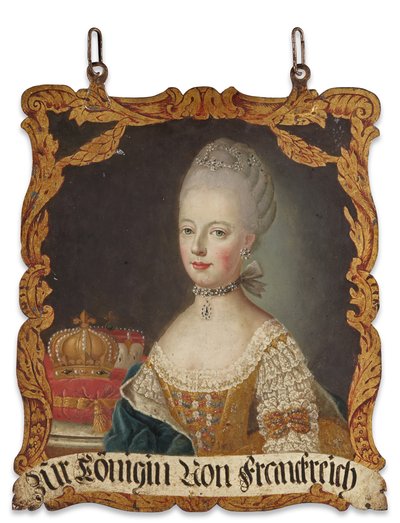 Enseigne Marie-Antoinette, na 1774 door German School