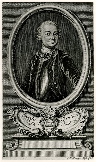 Ewald Christian von Kleist door German School