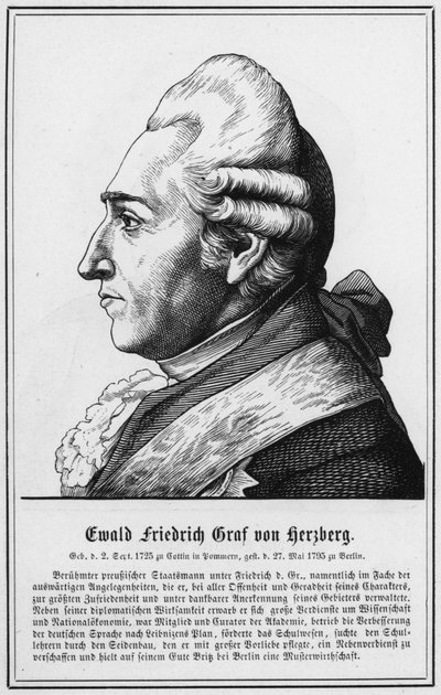 Ewald Friedrich Graaf van Herzberg door German School