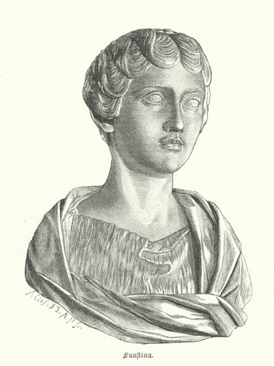 Faustina de Jongere, vrouw van de Romeinse keizer Marcus Aurelius door German School