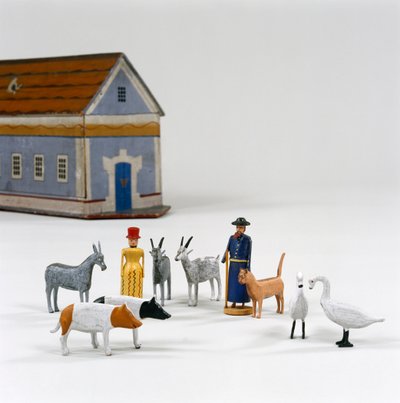 Figuren voor een ark van Noach, ca. 1840 door German School