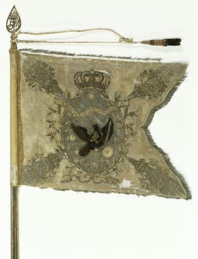 Vlag van de Pruisische Infanterie onder Frederik de Grote door German School