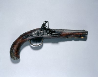 Vuursteenpistool, loopmaker Johann Andreas Kuchenreuter (1716-1795), c.1750 door German School
