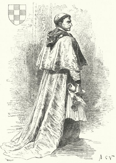 Francisco Jimenez de Cisneros, Spaanse kardinaal en staatsman (gravure) door German School