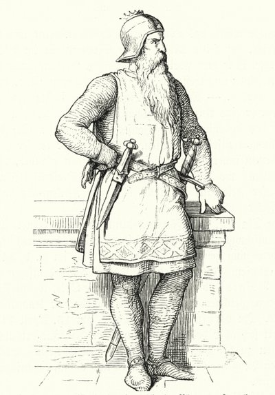 Frederik Barbarossa, Koning van Duitsland en Italië en Heilige Roomse Keizer door German School