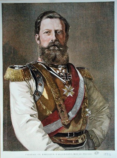 Frederik III (1831-88) 1888 door German School