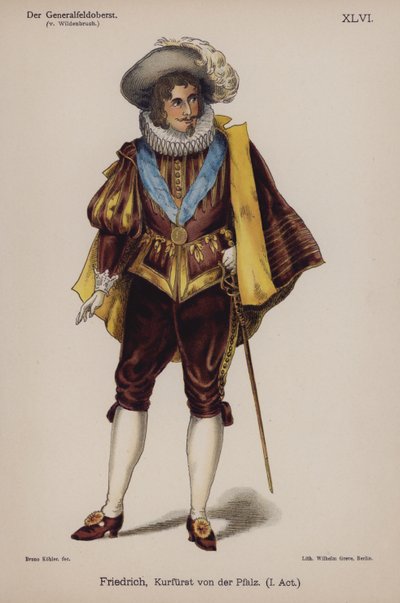 Friedrich, Hertog van de Palts, uit Der Generalfeldoberst van Ernst von Wildenbruch door German School