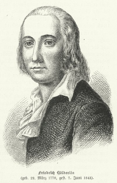 Friedrich Hölderlin, Duitse dichter en filosoof door German School