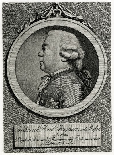 Friedrich Karl von Moser door German School
