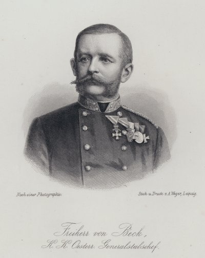 Friedrich von Beck-Rzikowsky, Oostenrijkse generaal door German School