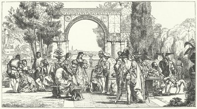 Tuin in Renaissance Florence door German School