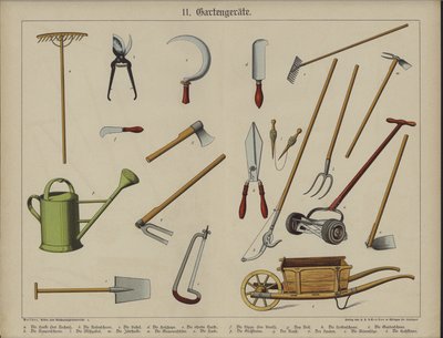 Tuingereedschap door German School