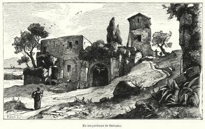 Tuinen van Sallust, Rome, Italië door German School