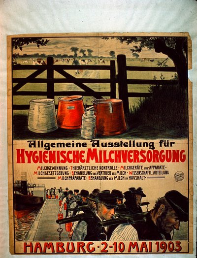 Algemene Tentoonstelling voor Hygiënische Melkvoorziening, 1903 door German School